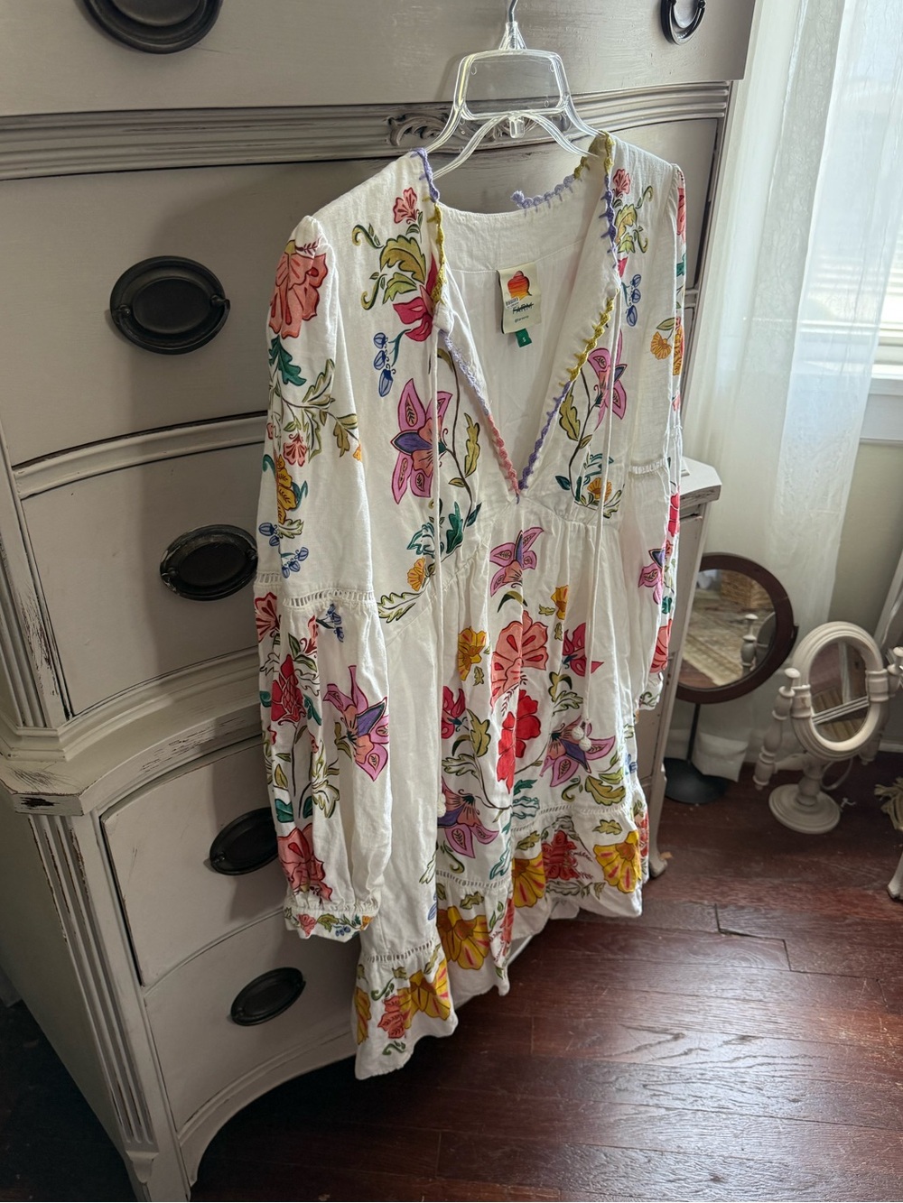 FARM Rio Floral Insects Mini Dress S - Picture 9 of 15